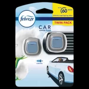 Febreze Car Clip Twin Pack Cotton