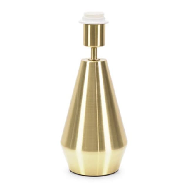 ValueLights Jax Metal Pear Shaped Dimmable Touch Table Lamp Base Gold