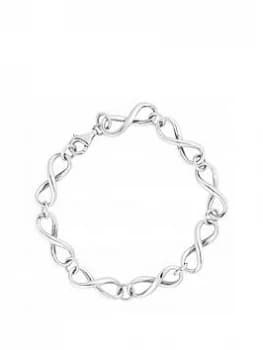 Simply Silver Infinity Link Bracelet