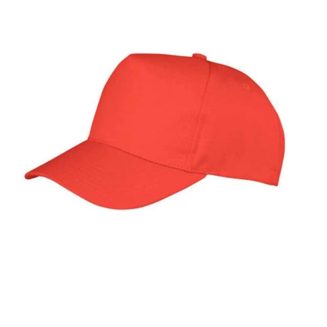 Result Result Men Boston 5 Panel Baseball Cap in Red Red One Size Male 5063425967780