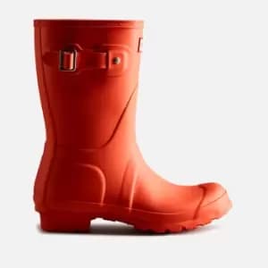 Hunter Womens Original Short Wellies - Sun cup Orange - UK 4