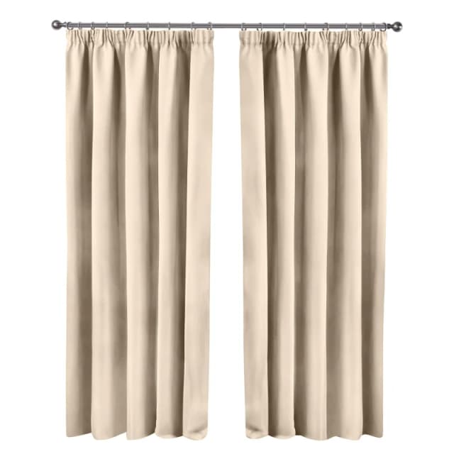 Emma Barclay Blackout Curtains Thermal Pencil Pleat Cali Natural unisex 168x137cm