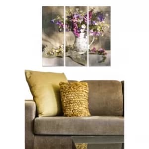 MDF56070010 Multicolor Decorative MDF Painting (3 Pieces)