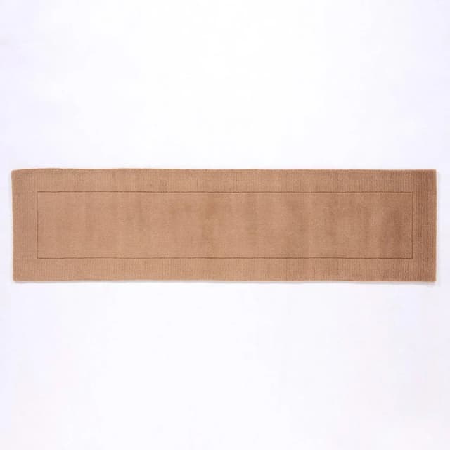 Esselle Esme Wool 60x230cm Taupe Runner - Beige Beige One Size