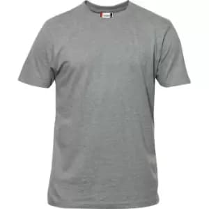 Clique Mens Premium Melange T-Shirt (S) (Grey Melange)