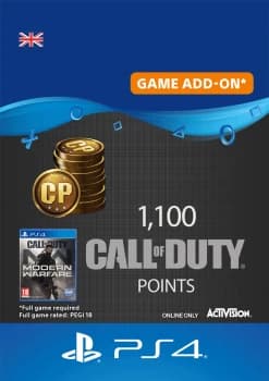 1100 Call of Duty Modern Warfare Points - Digital Code - UK account