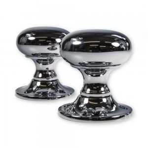 LocksOnline Unsprung Mushroom Mortice Door Knob Set