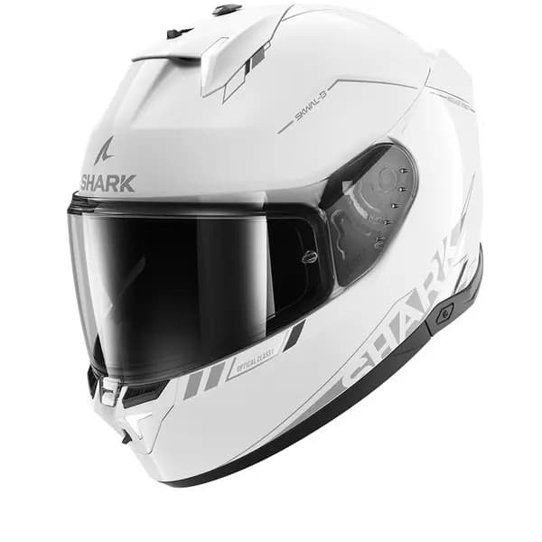 Shark SKWAL i3 Blank SP White Silver Anthracite WSA Full Face Helmet M