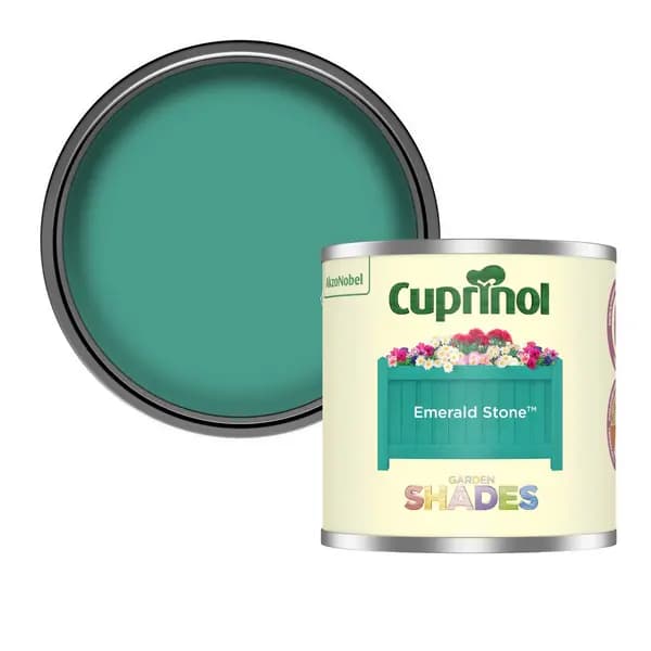 Cuprinol Garden Shades Emerald Stone Tester - 125ml Green