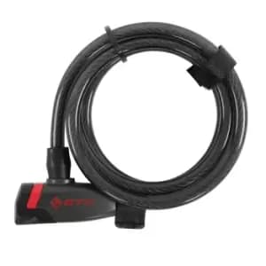 ETC Clink Keyed Coil Cable Lock 1800 x 10mm