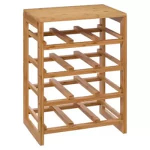 5Five 12 Bottle Modular Bamboo Wine Rack