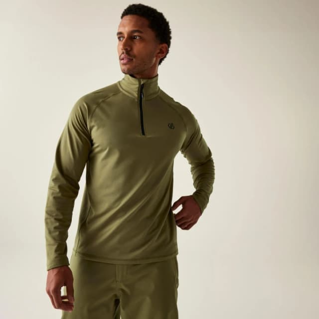 Dare 2b Dare 2b Men 'Fuse Up II' Active Stretch Fleece in Green Size: Small Green S Male 5063516187691