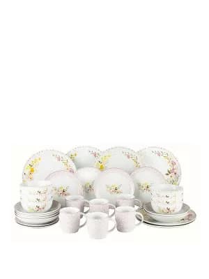 Waterside 30 Piece Cottage Garden Dinner Set