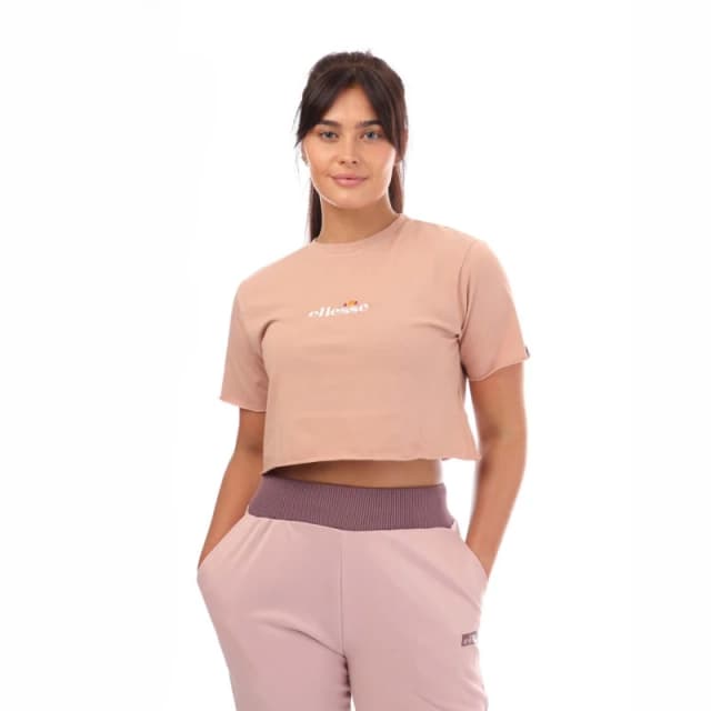 Ellesse Celesi Cropped T-Shirt - Pink Pink 8
