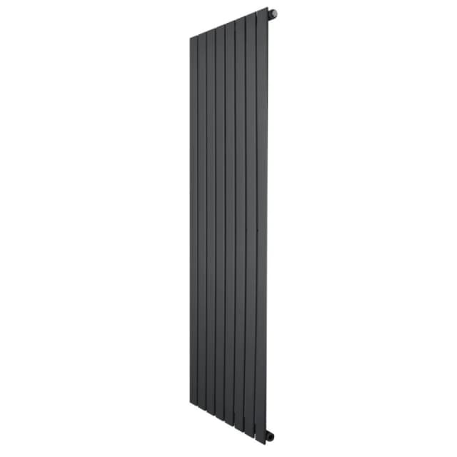Monstershop Flat Single Column Radiator - 1600 x 560mm - Anthracite Grey Grey Unisex