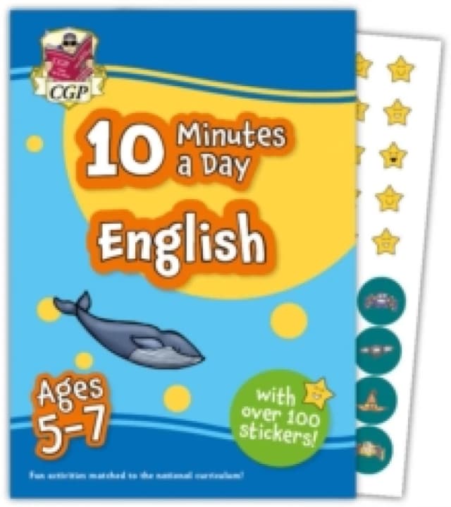 10 Minutes a Day English for Ages 5-7 (with over 100 stickers) Paperback / softback