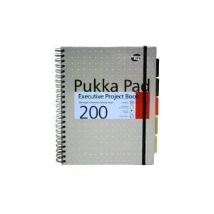 Pukka Pad Executive Ruled Wirebound Project Book A4 Pack of 3 6970-MET