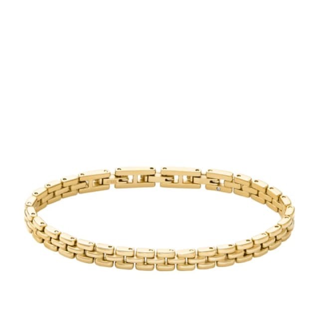 Fossil JF04901710 Yellow IP Bracelet - J49382