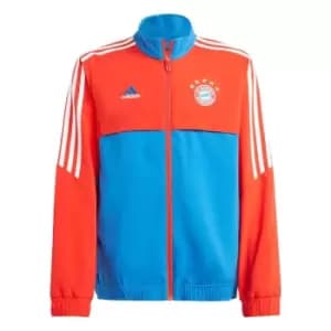 adidas FC Bayern Condivo 22 Presentation Track Top Kids - Red / Bright Royal
