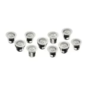 Robus VITA 3.6W White LED Circular IP68 Deck Lights With 10 Fittings Kit - R3LED10S-01