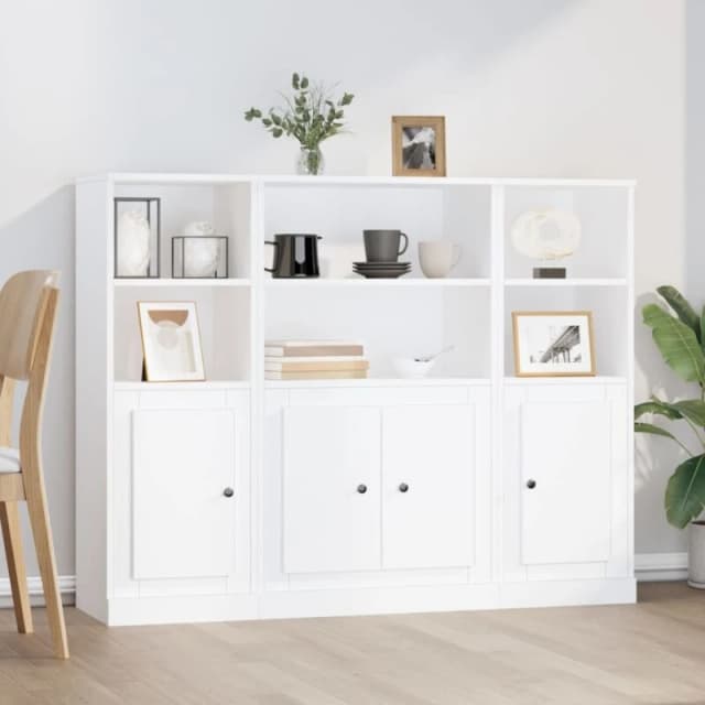 VIDAXL Highboards 3 pcs White Engineered Wood Vidaxl 3185303