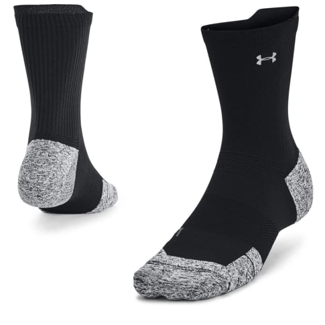 Under Armour Armour Ua Ad Run Cushion 1pk Mid Crew Sock Unisex Adults - Black 6 - 12 Months