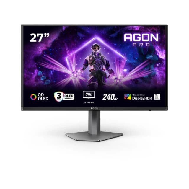 AOC AGON PRO AG276UZD 27 QD-LED 4K Ultra HD 240Hz 0.03ms Gaming Monitor AG276UZD Black