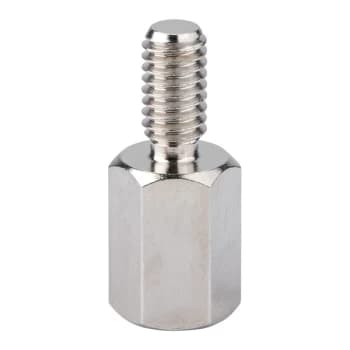 R-TECH 524381 Hex Threaded M-F Spacer Brass 7mm A/F M4 10mm - Pack...