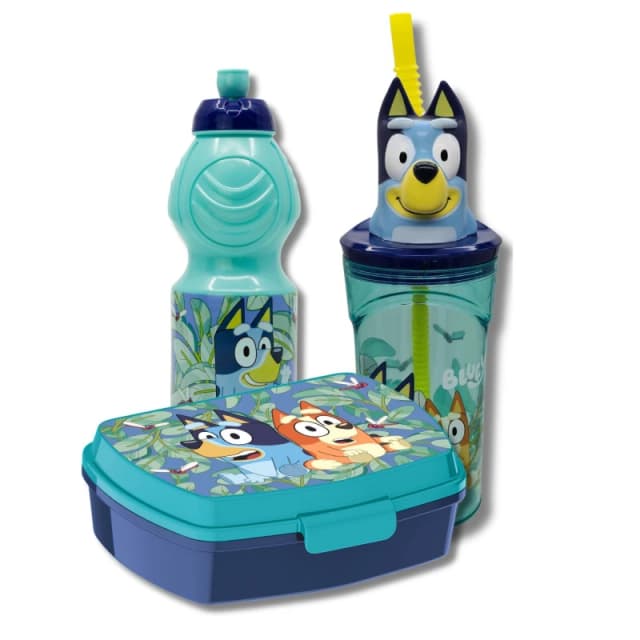 Bluey Bluey Lunch Set With Tumbler Blue