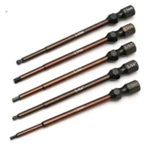 Team Associated Factory Team 5 Piece 1/4" Power Tool Tips Set