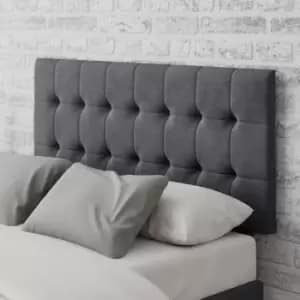 Sinatra Plush Velvet Headboard Steel