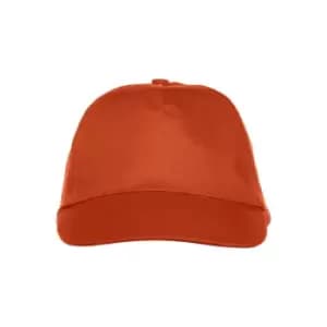 Clique Unisex Adult Texas Cap (One Size) (Blood Orange)