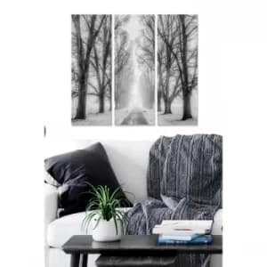 MDF1890653 Multicolor Decorative MDF Painting (3 Pieces)