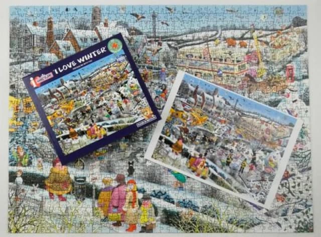 Mike Jupp Mike Jupp I Love Winter 1000 Piece Jigsaw Puzzle