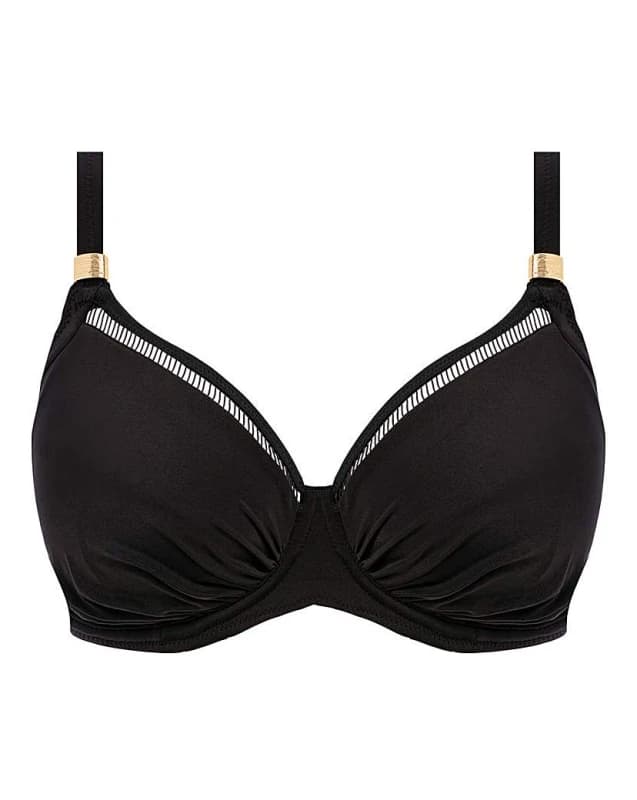 Fantasie Fantasie East Hampton Bikini Top Black - Fantasie - Size: 32DD Black Female 32DD HQ81708