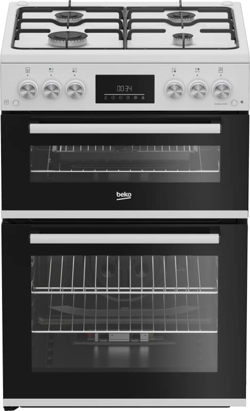 Beko FDG6231CW 60cm Gas Cooker - White - A Rated