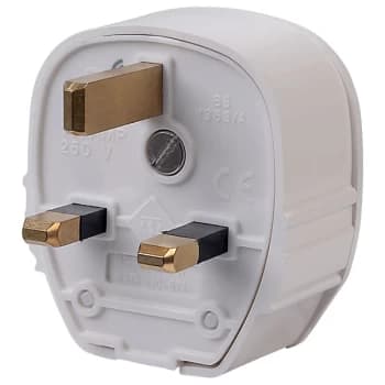 MK 655WHI Toughplug - White - 13A Fuse