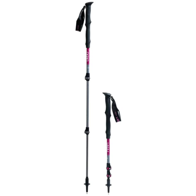 Aluminium hiking poles Lacal Stick Light Rose Unisex 125 cm