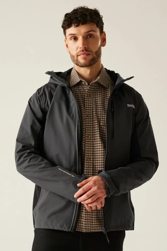 Regatta 'Birchdale' Waterproof Shell Jacket Grey