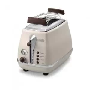 DeLonghi Icona Vintage CTOV 2103.BG 2 Slice Toaster