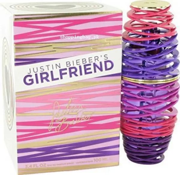 Justin Bieber Girlfriend Eau de Parfum For Her 100ml