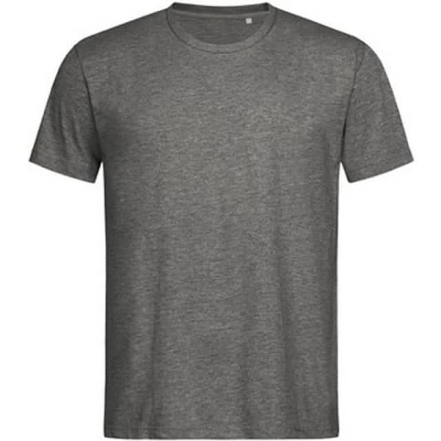 Stedman Stedman Men Lux T-Shirt in Dark Grey Size: Small Dark Grey S Male 5063107600219