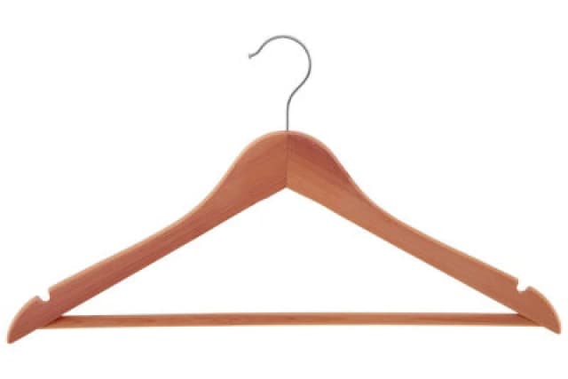 Premier Housewares The Dandy Sparrow Cedar Wood Clothes Hanger With Notches Natural