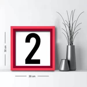 3030AHS-0105k Multicolor Decorative Framed MDF Painting