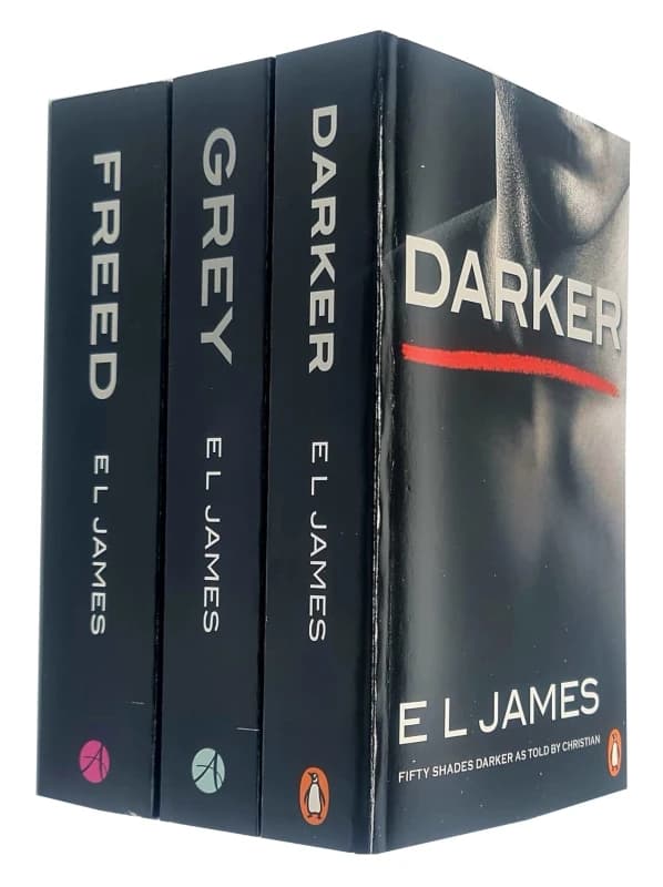 Grey Darker Freed 3 Book Collection By E L James Romance Paperback Edition Large Print Available El James Books