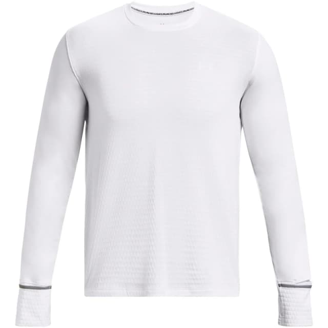 Under Armour Mens Qualifier Cold Long-Sleeve Performance Top White male 2XL