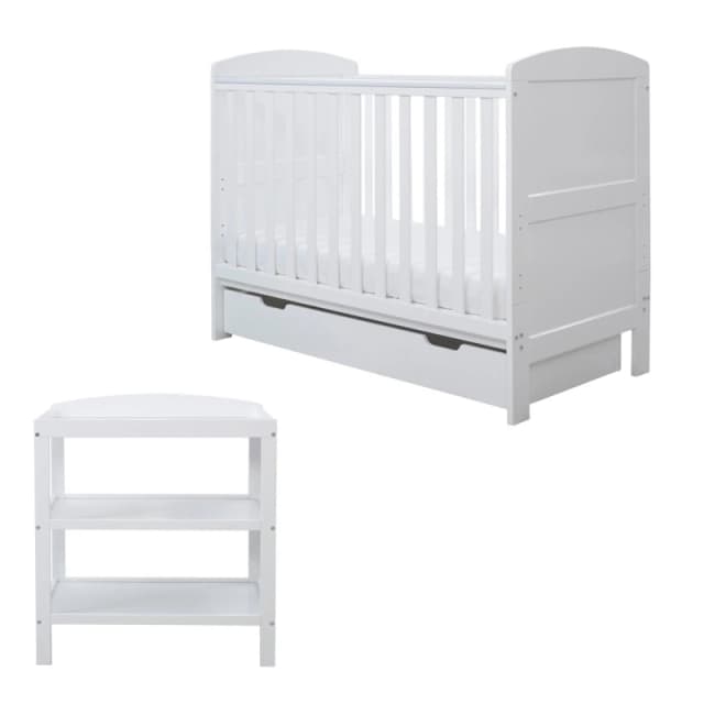 Ickle Bubba Coleby Mini 2 Pce Furniture Set and All Seasons M White unisex one