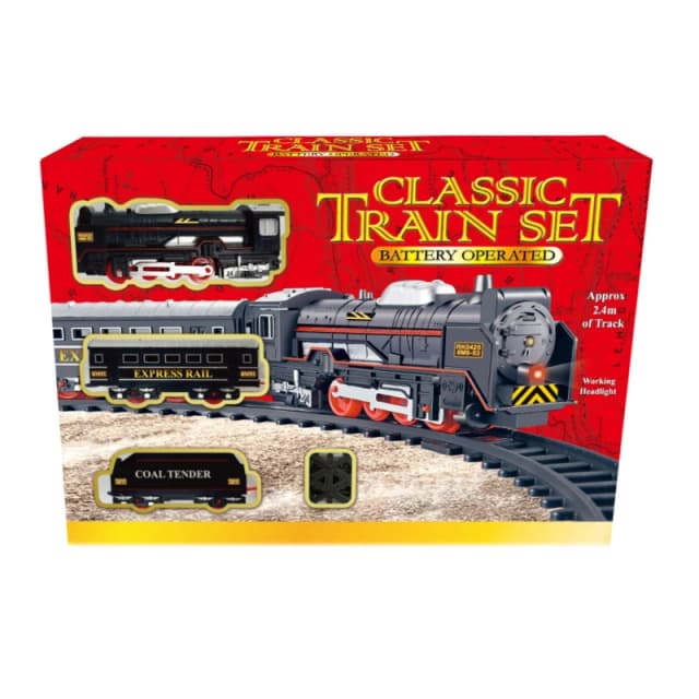 Kandy Toys Classic Train Set, Battery Operated Multi unisex
