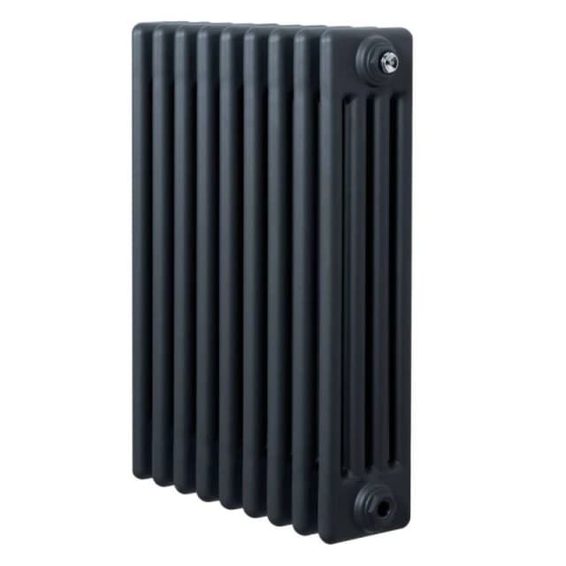 Monstershop Traditional 4 Column Radiator - 600 x 425mm - Anthracite Grey Grey Unisex