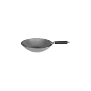 Swift Spice 30cm Professional Carbon Steel Wok With Phenolic Stay Cool Handle - Dexam
